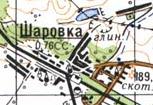 Топографічна карта Шарівки