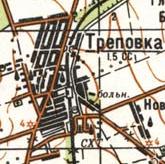 Топографическая карта Треповки