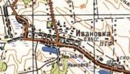 Топографічна карта Іванівки