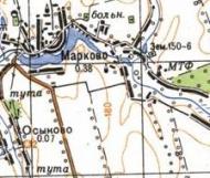 Топографічна карта Маркового