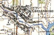 Топографічна карта Свердликового
