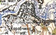 Топографічна карта Коробчина