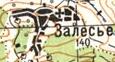 Топографічна карта Залісся