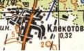 Топографічна карта Клекотів