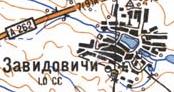 Топографічна карта Завидовичів