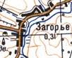Топографічна карта Загір'я