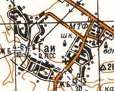 Топографічна карта Гаїв
