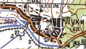 Топографічна карта Луок