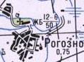 Топографічна карта Рогізна