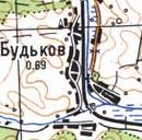 Топографическая карта Будькова