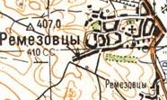 Топографічна карта Ремезівців