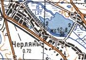 Топографічна карта Черлянів