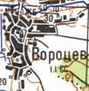 Топографічна карта Вороцевого
