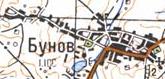 Топографічна карта Буньового