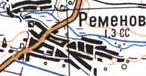 Топографічна карта Ременьового