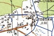 Topographic map of Stovpyn