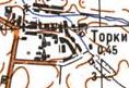 Топографічна карта Торок