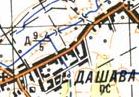 Топографическая карта Дашавы