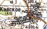 Topographic map of Kavske