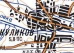 Топографическая карта Куликова