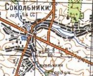 Топографічна карта Сокільниок