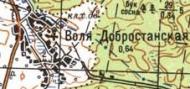 Топографічна карта Воля-Добростанської