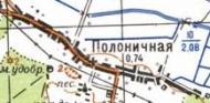 Топографічна карта Полоничної