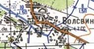 Топографическая карта Волсвина