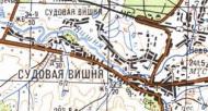 Topographic map of Sudova Vyshnya