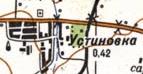 Топографічна карта Устинівки