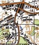 Topographic map of Lenina