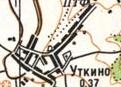 Топографічна карта Уткиного