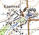 Топографічна карта Кам'янка