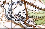 Топографічна карта Грибувахи