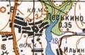 Топографічна карта Леськиного