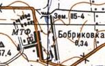 Топографічна карта Бобриківки