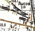Топографічна карта Лисого