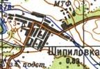 Топографічна карта Шипилівки