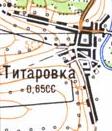 Топографическая карта Титаровки