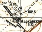 Топографічна карта Марківського