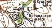 Топографічна карта Воєводського