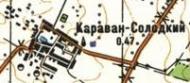 Топографічна карта Караван-Солодкого