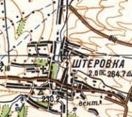 Топографічна карта Штерівки