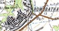 Топографічна карта Ломуватки