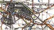 Топографічна карта Червонопартизанська