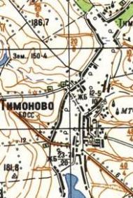 Топографічна карта Тимонового