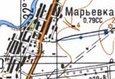 Topographic map of Maryivka