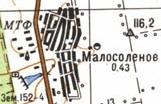 Топографічна карта Малосолоного