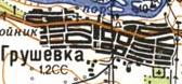 Топографічна карта Грушівки