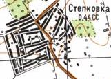 Топографическая карта Степковки
